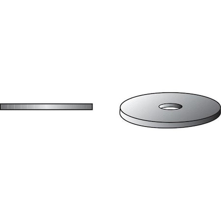 Hillman Fender Washer, , Steel Zinc Plated Finish 52425